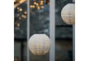 Lights4fun LED Lampion 3er Set Tyvek Solar Lampions Weiß Bild 1