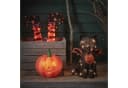Lights4fun LED Dekofigur Fledermaus-Katze mit Timer Bild 2