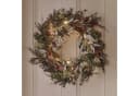 Lights4fun Adventskranz 60cm mit LEDs und Timer Bild 2