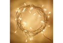 Lights4fun LED-Lichterkette 50er warmweiß transparentes Kabel Bild 2