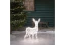 Lights4fun LED Rehkitz Dekofigur Swinsty mit Timer Bild 1