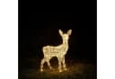 Lights4fun LED Rehkitz Dekofigur Swinsty mit Timer Bild 4