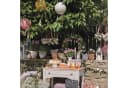 Lights4fun LED Laterne Solar Lampion Cremefarben 20cm Bild 1