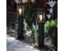 Lights4fun Ebony Wegeleuchte aus Aluminium Schwarz Bild 1