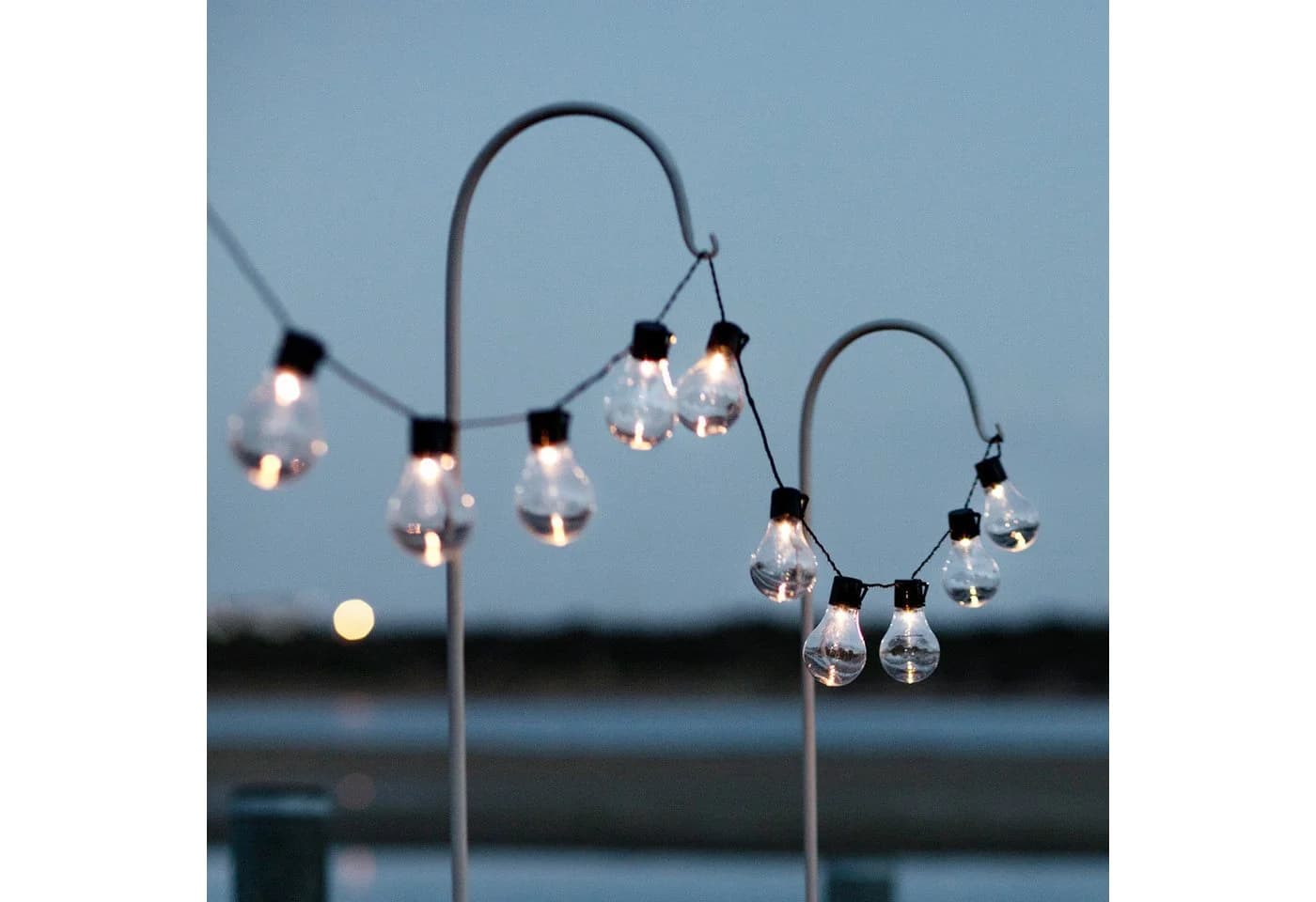 Lights4fun LED-Lichterkette 10er Zirkus Solar USB wiederaufladbar - Bild 2