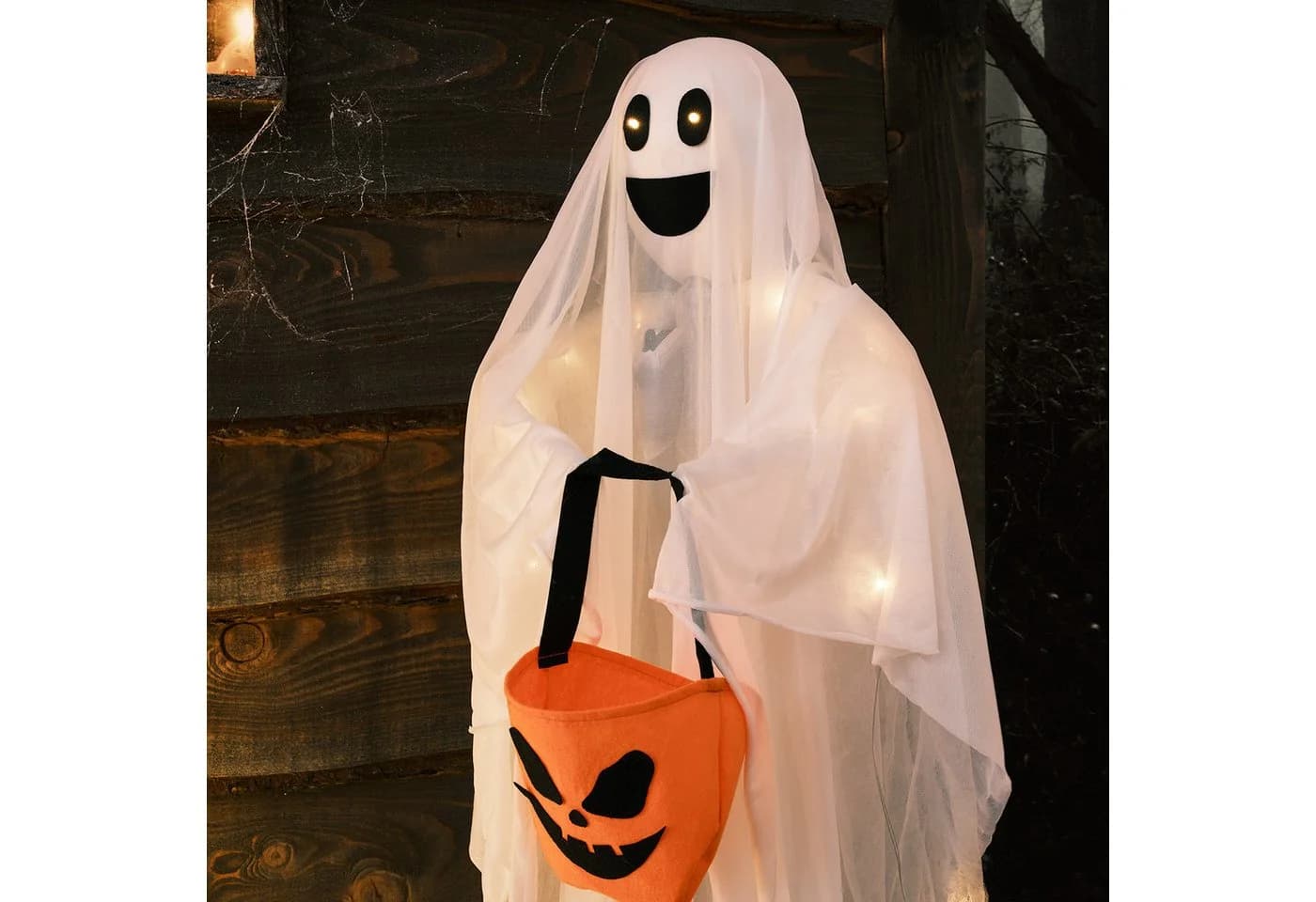 Lights4fun LED Dekofigur Halloween Geisterfamilie mit Timer - Bild 3