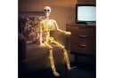 Lights4fun LED-Dekofigur Skelett Damien 90cm 300 LEDs Bild 2