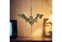Lights4fun LED Dekofigur Fledermaus Rattan-Optik warmweiß Bild 2
