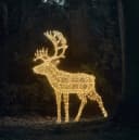 Lights4fun LED-Dekofigur Arkendale Bicolor LED Rentier Bild 2