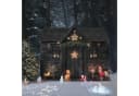 Lights4fun LED Schneeflocke 60cm Acryl LED Schneeflocke Weihnachtsdeko außen Bild 1