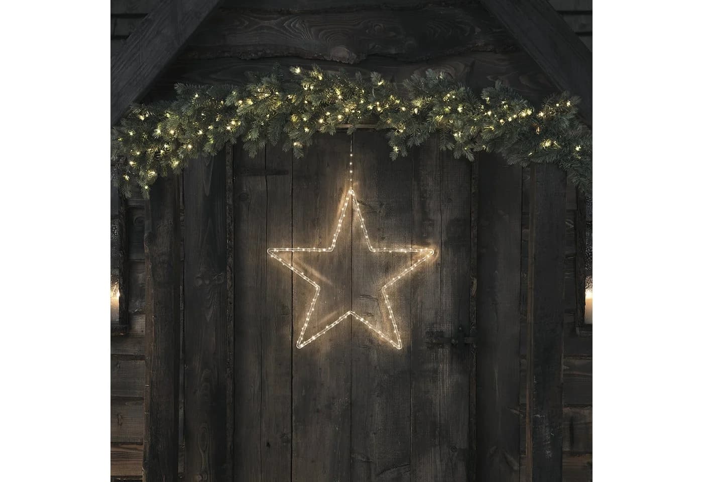 Lights4fun LED-Stern 60cm Acryl LED Stern Weihnachtsdeko - Bild 3