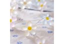 Lights4fun LED-Lichterkette 20er Blumen Pastellfarben Bild 1