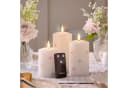 Lights4fun LED-Kerze 3er Set TruGlow® mit Blumen & Fernbedienung Bild 3