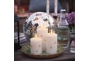 Lights4fun LED-Kerze 3er Set TruGlow® mit Blumen & Fernbedienung Bild 4