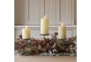 Lights4fun Herbst Kerzenständer Trio 70cm mit Naturzweigen & Kunstlaub Bild 3