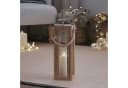 Lights4fun LED Laterne 34cm Salcombe Holz mit TruGlow Kerze Bild 2