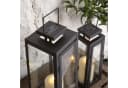Lights4fun LED Laterne Porto Solar Laternen Duo mit TruGlow® Kerzen Bild 3