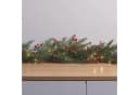 Lights4fun LED-Girlande mit roten Beeren und Timer Bild 4