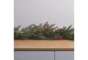 Lights4fun LED-Girlande mit roten Beeren und Timer Bild 5