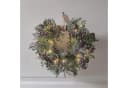 Lights4fun Dekokranz Herz 40cm mit LED-Beleuchtung und Timer Bild 2