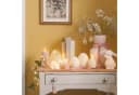 Lights4fun LED-Kerze 6er Set TruGlow® Votivkerzen Blush Pink Fernbedienung Bild 3