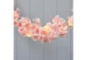 Lights4fun LED-Blumengirlande mit Timer in Pastellrosa Bild 2