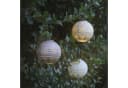 Lights4fun LED Solar-Lampions 3er Set Tyvek Flieder Blau Cremeweiß Bild 2