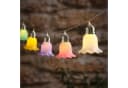 Lights4fun LED Solar Lichterkette 10er Blumen Pastell Warmweiß Bild 4