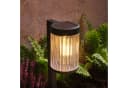 Lights4fun Solar-Wegleuchten 2er Set Schwarz Warmweiß LED Garten Bild 3