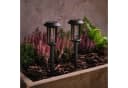 Lights4fun Solar-Wegeleuchte "Syon" 2er Set Schwarz Transparent Bild 3