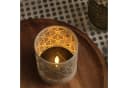 Lights4fun Solarlaterne mit Blattmuster aus Metall Bild 1