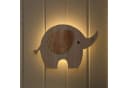 Lights4fun LED Wandleuchte Ernie der Elefant mit Fernbedienung & Timer Bild 1