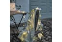 Lights4fun LED-Blumengirlande Blau/Weiß mit Timer Bild 1