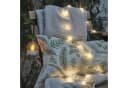 Lights4fun LED-Lichterkette Mikro-LED-Blumen Warmweiß mit Timer Bild 1