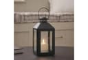 Lights4fun LED Laterne Schwarz Seaton mit TruGlow® LED-Kerze & Fernbedienung Bild 1