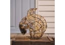 Lights4fun LED-Gartenfigur Eichhörnchen Rattan mit 60 LEDs und Timer Bild 3