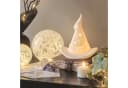 Lights4fun LED-Hexenhut Deko aus Porzellan mit Timer Bild 1