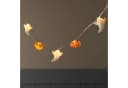 Lights4fun LED-Lichterkette 20er Halloween Geister & Kürbisse mit Timer Bild 2