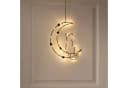 Lights4fun LED Dekolicht Osby Halloween-Deko Katze & Mond mit Timer Bild 2