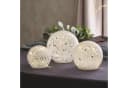 Lights4fun LED-Glaskugel 12,5cm mit Timer und Konfetti-Muster Bild 1