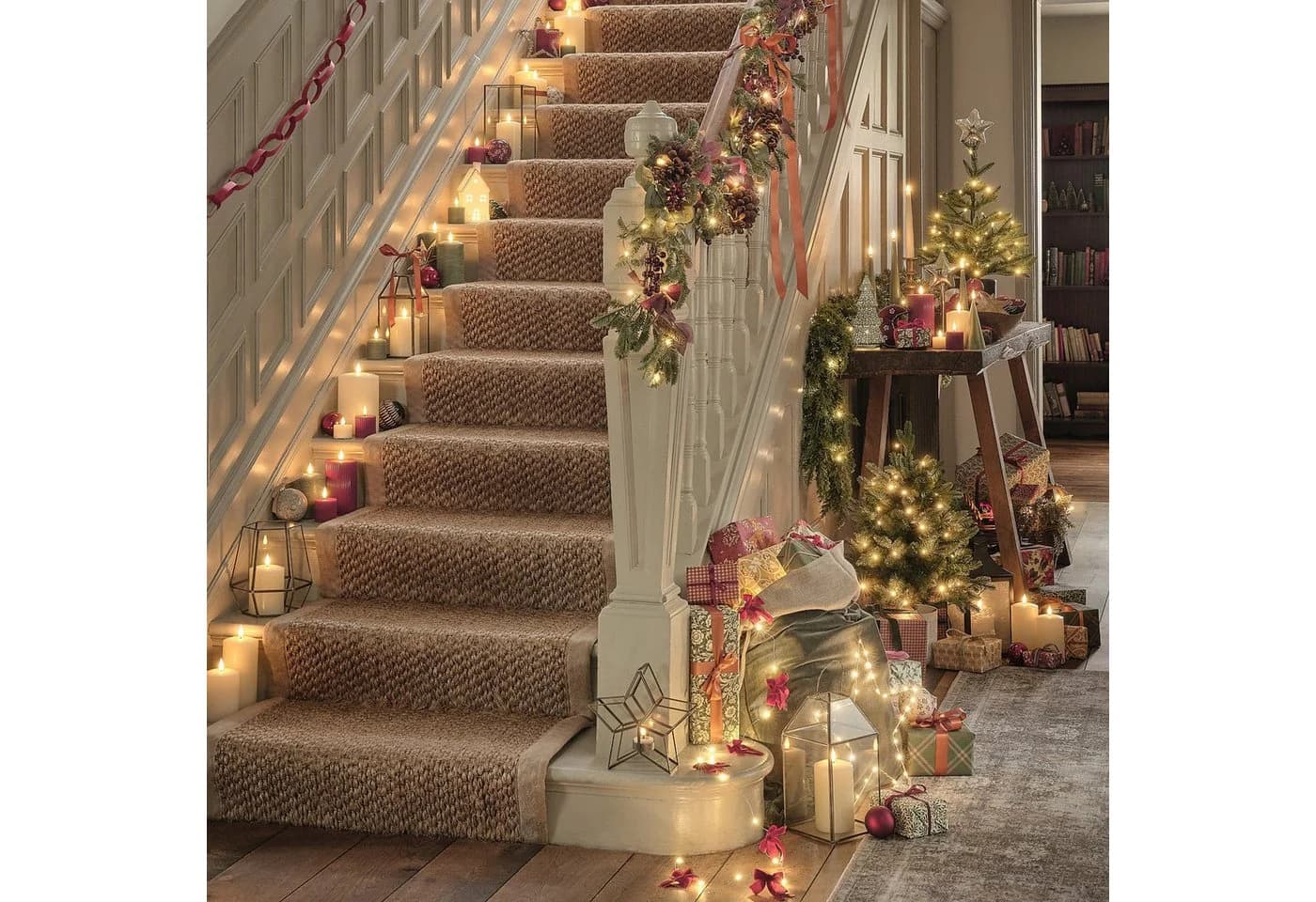 Lights4fun LED Sternlaterne Gold mit TruGlow® Votivkerze - Bild 3