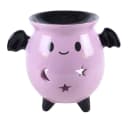 Kawaii Duftlampe Rosa Keramik mit Fledermausflügeln Bild 2