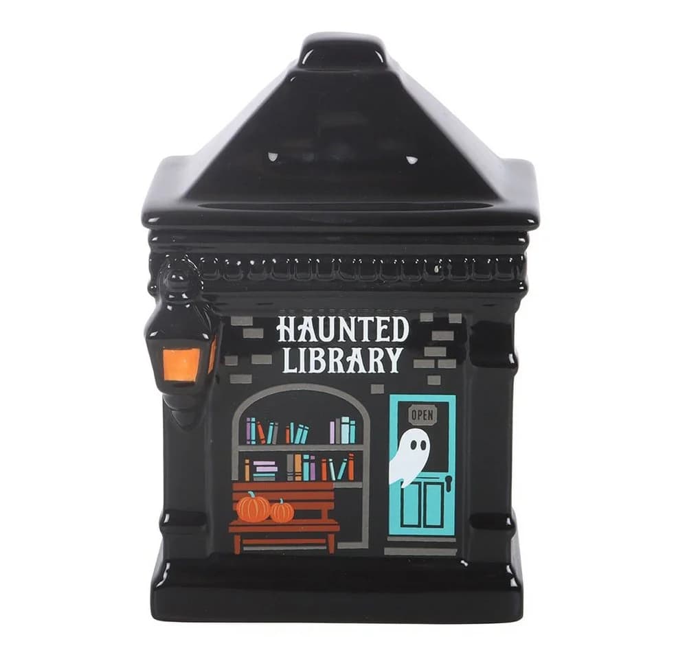 Something Different Duftlampe Haunted Library Keramik Gothic Deko - Bild 2