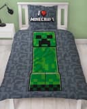 MTOnlinehandel Minecraft Kinderbettwäsche 100% Baumwolle I Love Minecraft Bild 1
