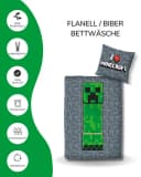 MTOnlinehandel Minecraft Kinderbettwäsche 100% Baumwolle I Love Minecraft Bild 5