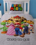 MTOnlinehandel Super Mario Bettwäsche 2-teilig Flanell Bunt Bild 2