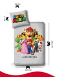MTOnlinehandel Super Mario Bettwäsche 2-teilig Flanell Bunt Bild 4