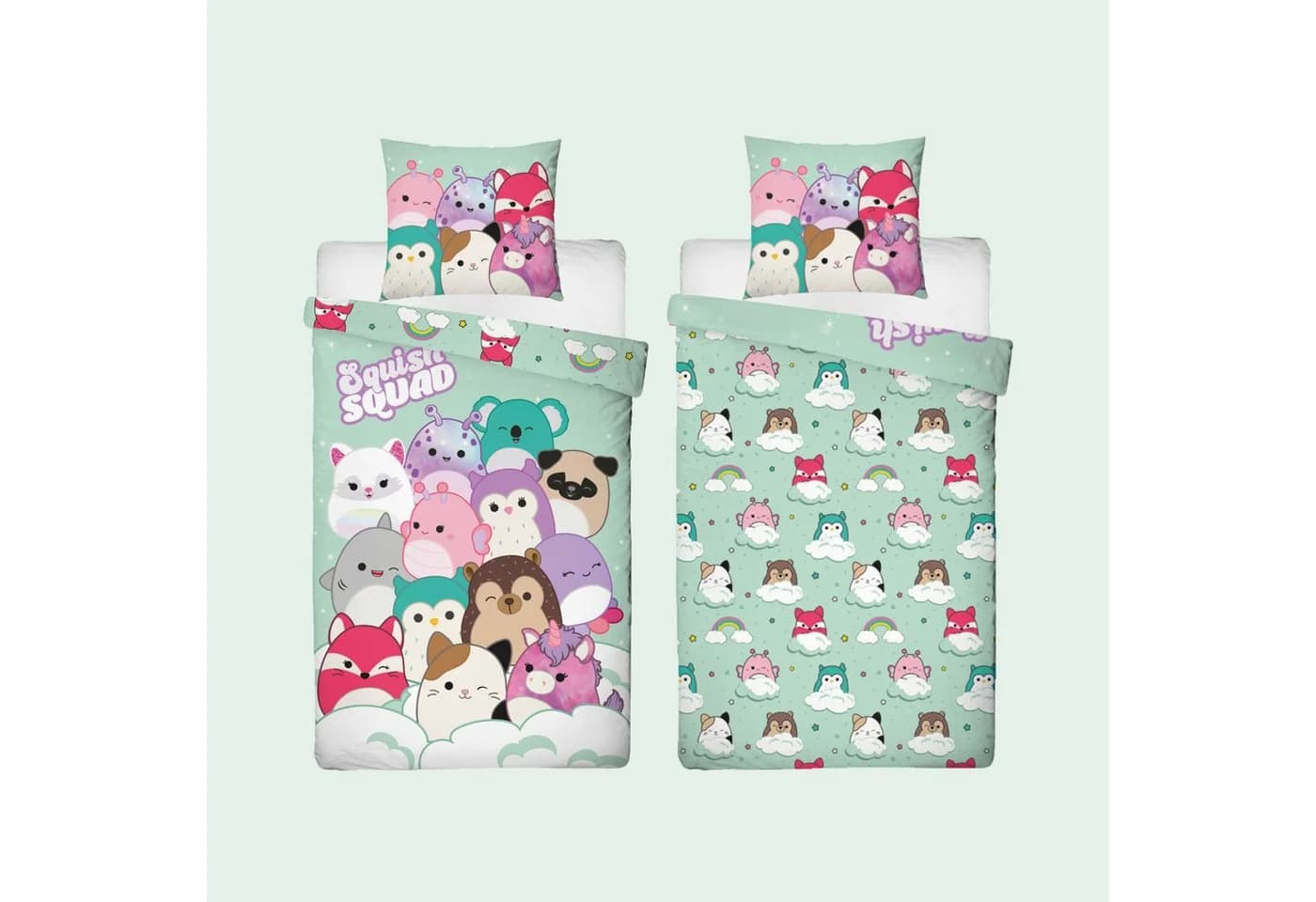 MTOnlinehandel Bettwäsche Squishmallows 2-teilig Bunt Baumwolle - Bild 3