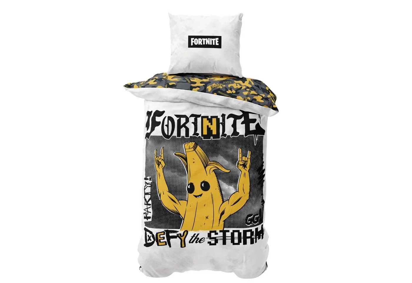 MTOnlinehandel Bettwäsche Fortnite Defy Mikrofaser Wende-Motiv Peely - Bild 2