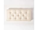 Homescapes Sitzkissen Creme 10 cm Dick Sofaauflage Bild 3